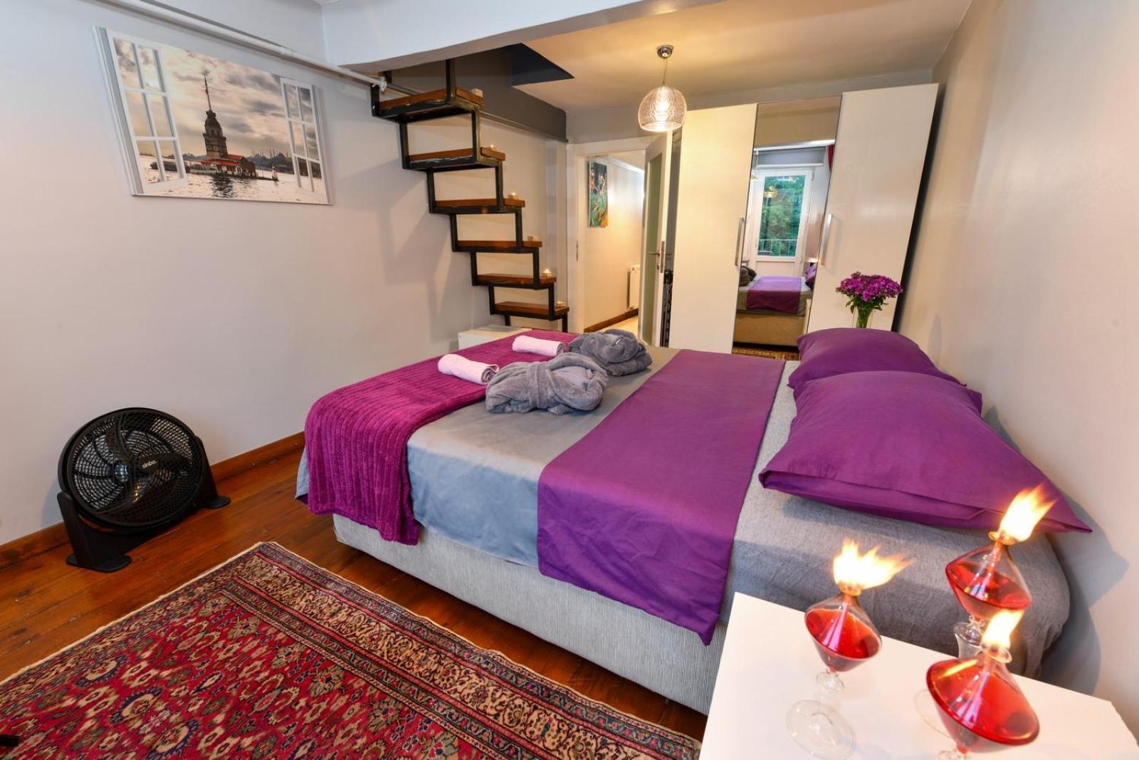 The Maiden Tower From Your Bedroom Romantic View, In Taksim Square Daire İstanbul