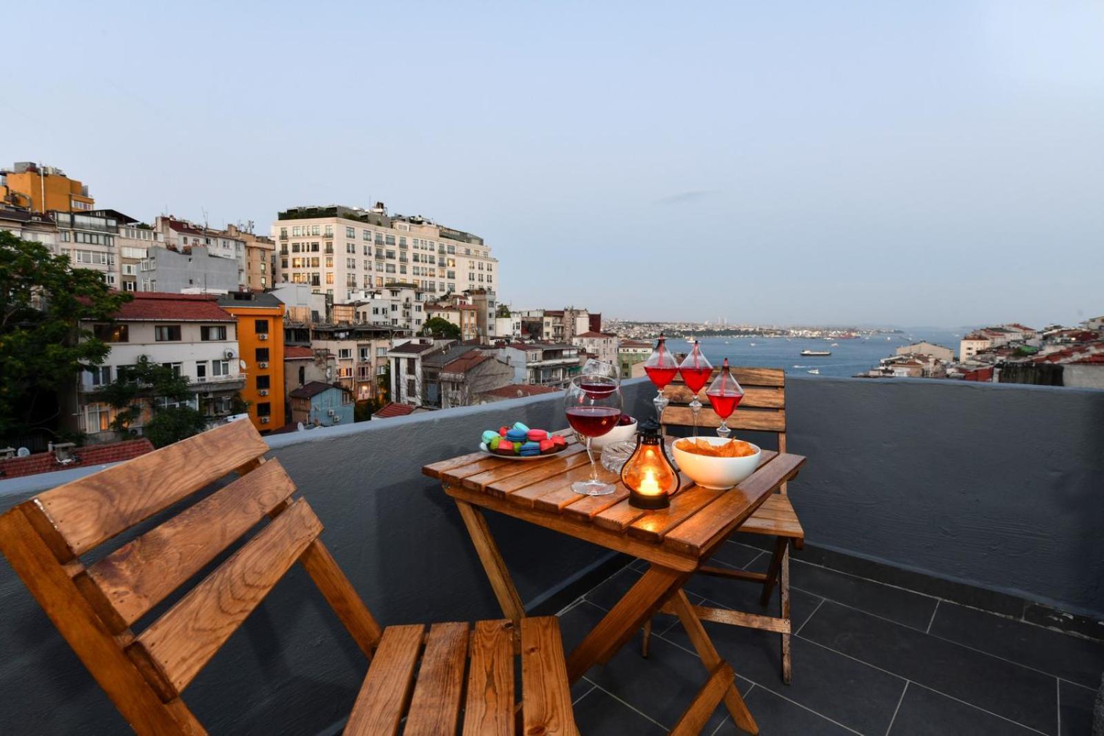 Daire The Maiden Tower From Your Bedroom Romantic View, In Taksim Square İstanbul
